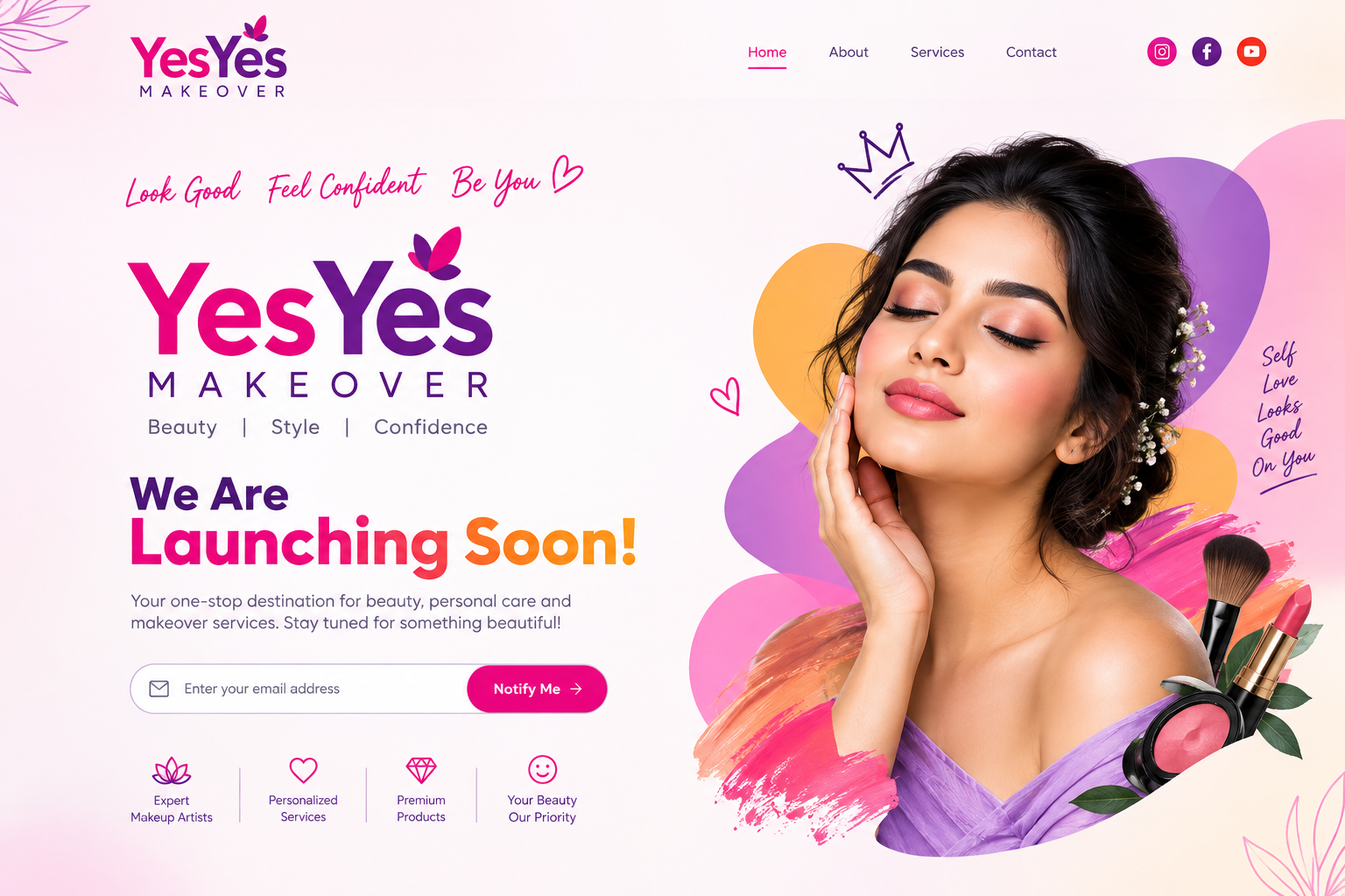 YesYes Makeover - We Are Launching Soon